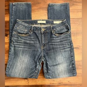 Women’s Bullhead Denim Blue Low Mid-Rise Skinny Jeans